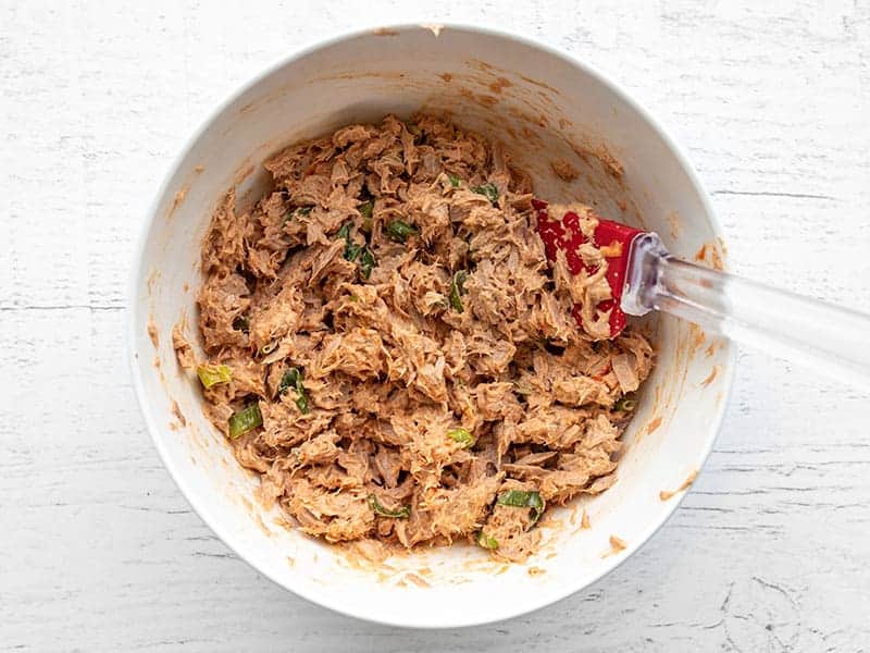 finished gochujang tuna salad