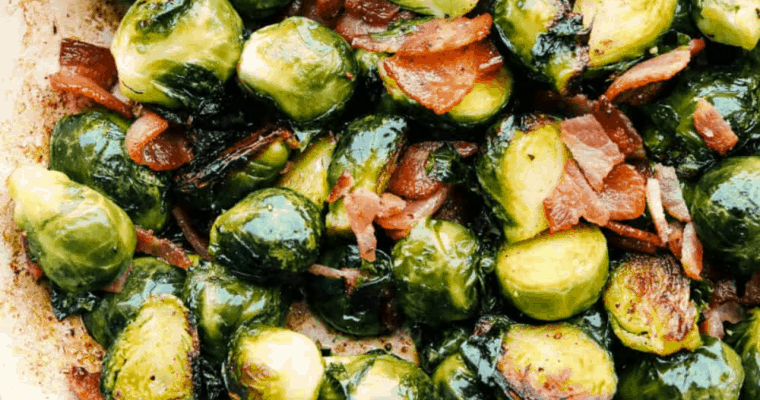 Perfect Sautéed Brussel Sprouts With Bacon