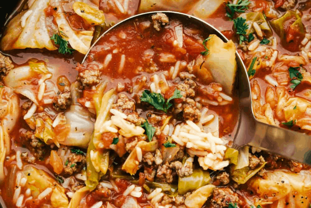 Stuffed Cabbage Soup- Ready In 30 Minutes!